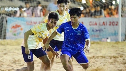 Xác định 2 cặp bán kết ở giải bóng đá bãi biển vô địch quốc gia 2026